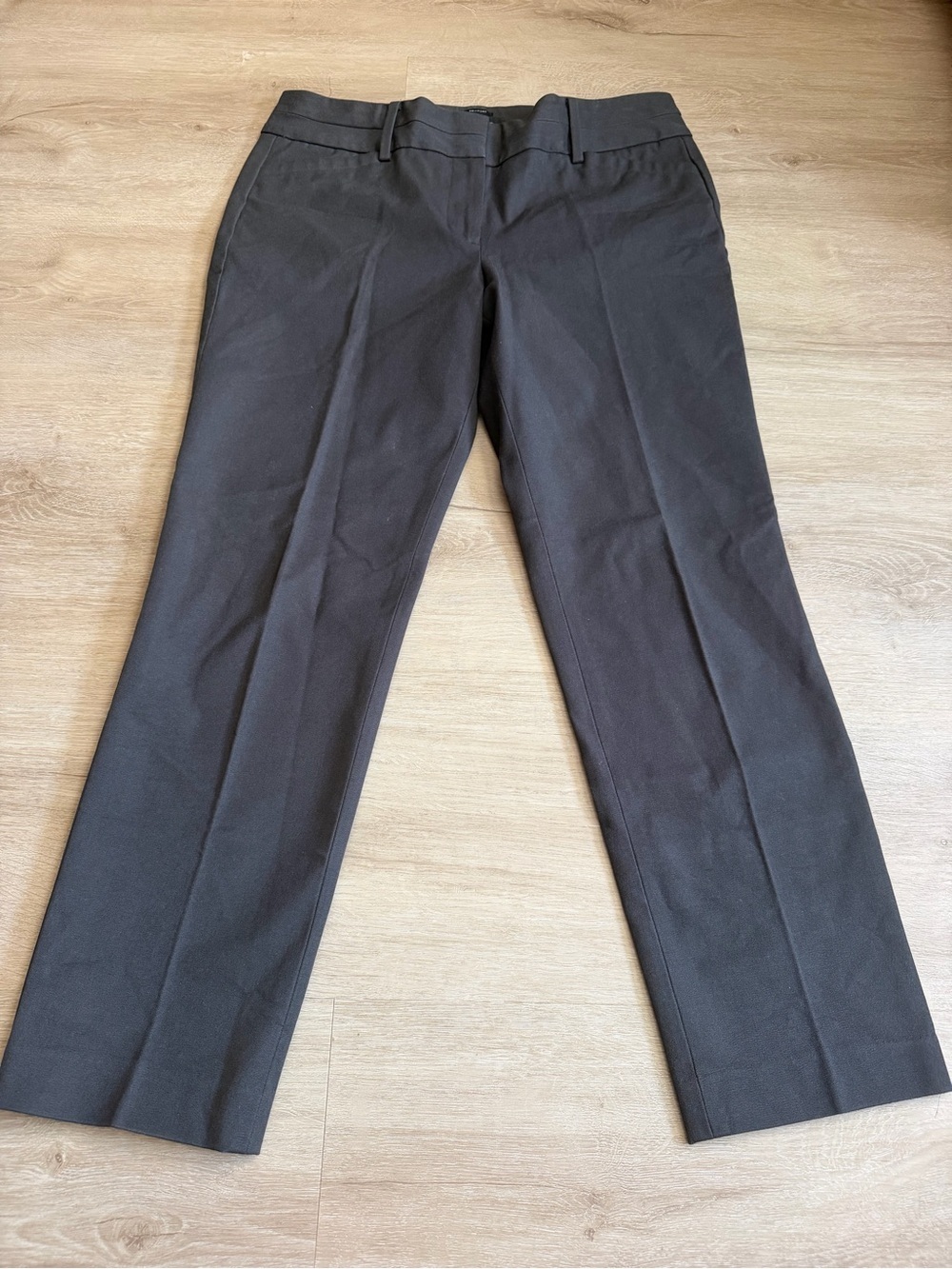 Talbots Newport Women's Size 8P Dark Gray Cotton Blend Pants
